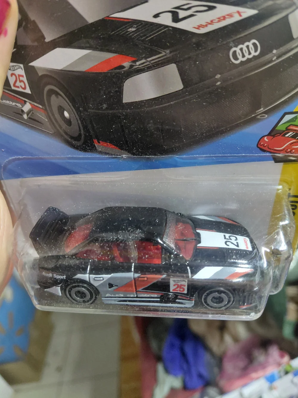the Hot Wheels Audi 90 Quattro in black, numbered 199/250